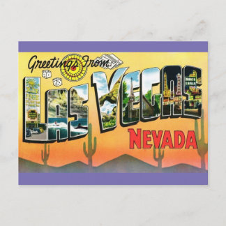 Postale Salutations de Las Vegas Nevada Travel Carte posta
