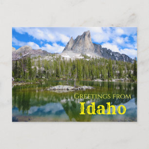 Postale Salutations de l'Idaho Scenic Mountain Carte posta