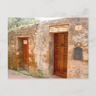 Postale San Gimignano. Toscane, Italie Portes Carte postal
