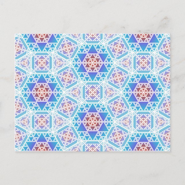 Postale Serpienski Clocwork Lg N'Importe Quelle Carte Post (Devant)
