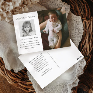 Postale Service commémoratif Célébration du Carte photo de