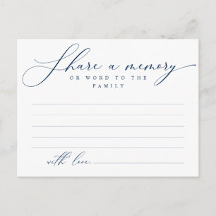 Postale Service funéraire, Partager une mémoire, Carte de 
