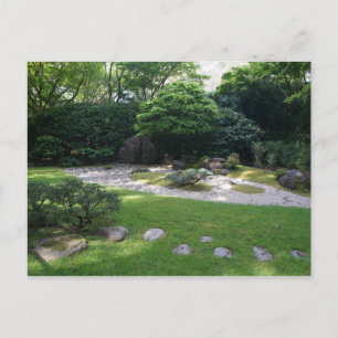 Postale SF Jardin japonais de thé Jardin zen #2 Carte post