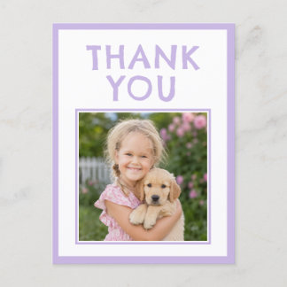 Postale Simple carte de remerciement pour enfants pour un 