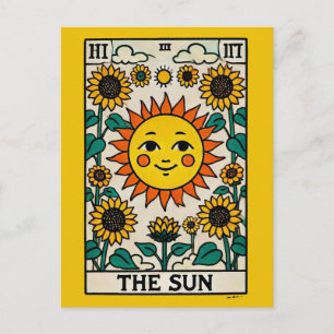 Postale Soleil de la carte Sun Tarot