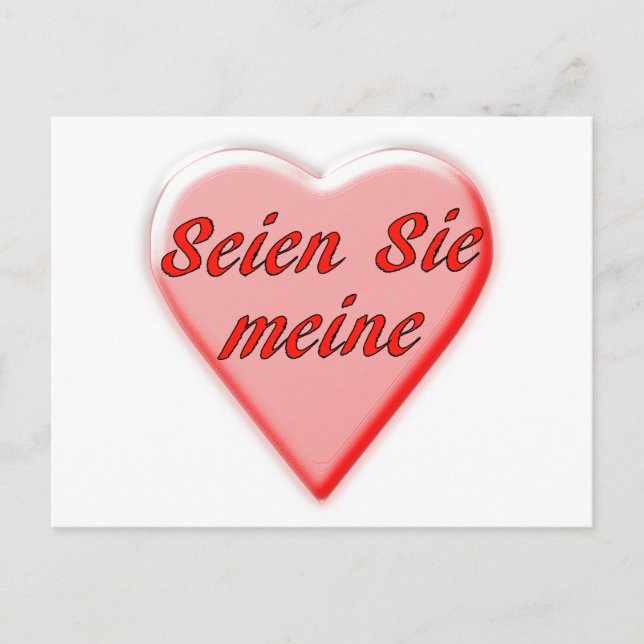 Postale Soyez ma carte (Devant)