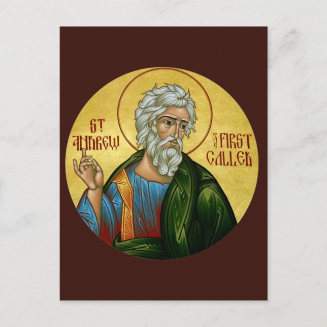 Postale St. Andrew, la première carte de prière appelée (Devant)