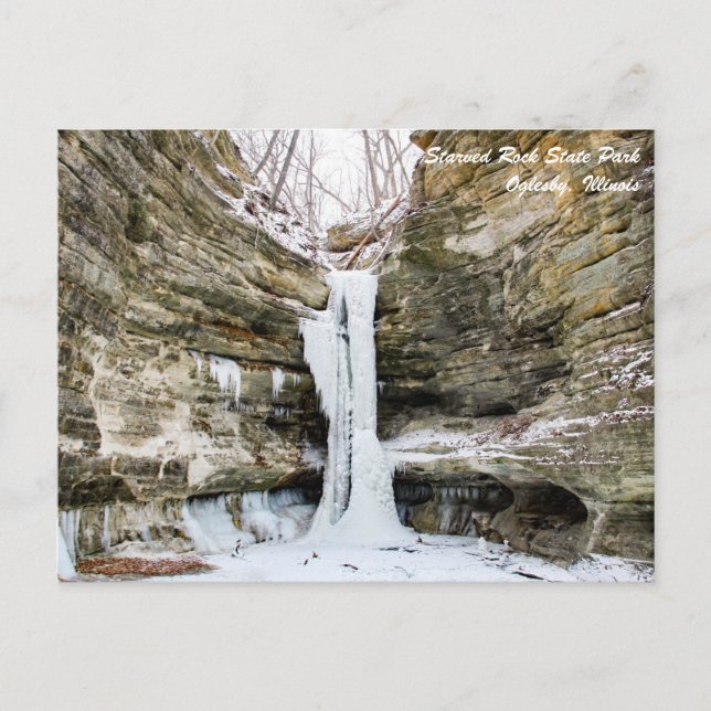 Postale St. Louis Canyon Starved Rock State Park Carte pos (Devant)