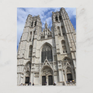 Postale St Michaels Church Bruxelles Belgique Carte postal