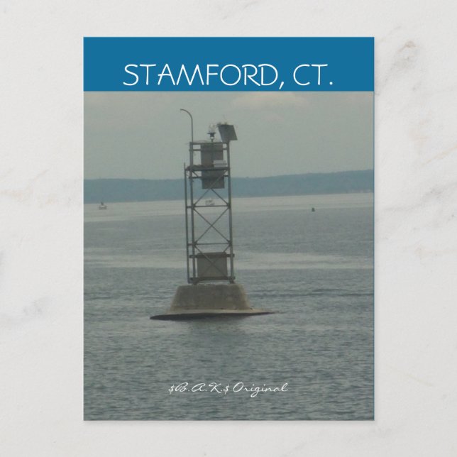 Postale Stamford, Ct Water View Carte Postale... (Devant)