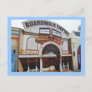 Postale Sur la promenade de bord dans Atlantic City Carte 