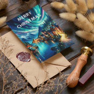 Postale Symphonie de nuit : Carte de Noël Lake Serenity