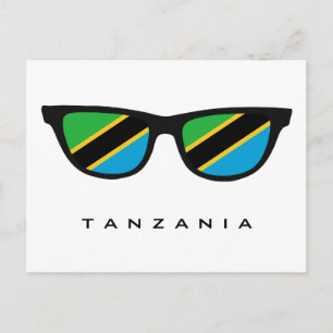 Postale Tanzanie Shades texte personnalisé et carte postal
