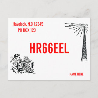 Postale Téléphonie de jambon amateur Opérateurs de carte Q