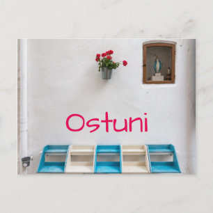 Postale Temple de l'autel de rue Vierge Marie texte carte 