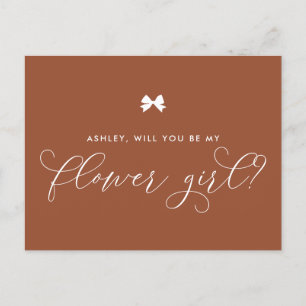 Postale Terracotta Seras-Tu Ma Carte Fille Fleur