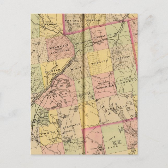 Postale Terres en bois 3 Carte 2 (Devant)