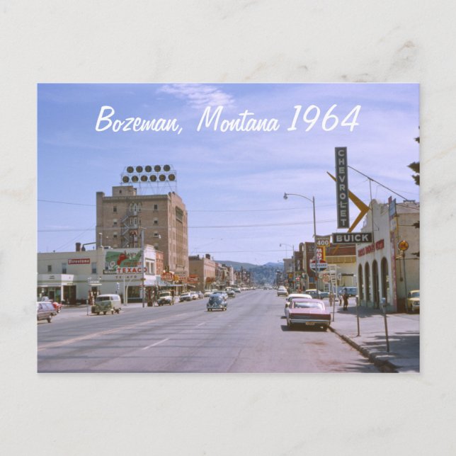Postale The Baxter Hotel Bozeman Montana 1964 Carte postal (Devant)