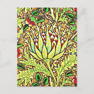 Postale Tissu Vintage carte postale/mode-William Morris 15