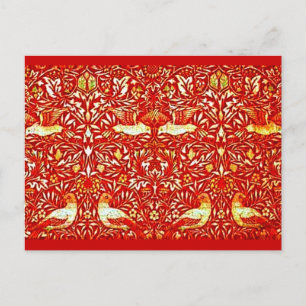 Postale Tissu Vintage carte postale/Mode-William Morris 6