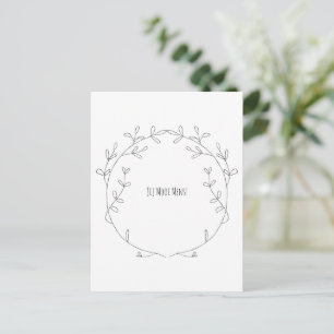 Postale Toi Belle Personne Compliment Botanique Carte Cita