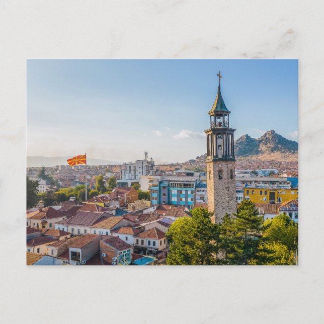 Postale Tour de l'Horloge - Prilep, Macédoine  Carte posta (Devant)