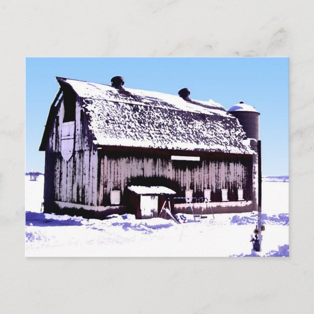 Postale Trescher Barn- carte postale. (Devant)