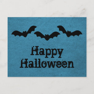 Postale Trio de chauves-souris Halloween Carte postale, bl