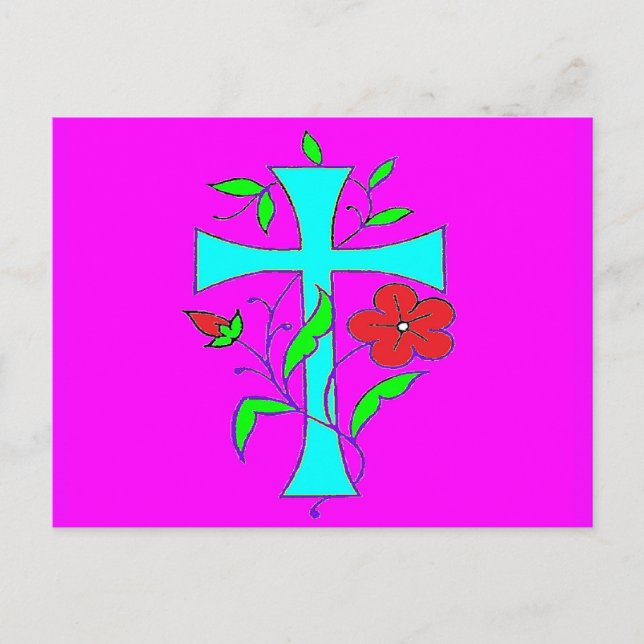 Postale Trois modèles une carte couleurs vives (Devant)