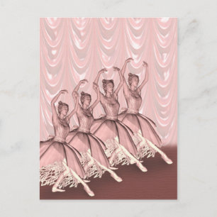Postale Une carte de ballerine