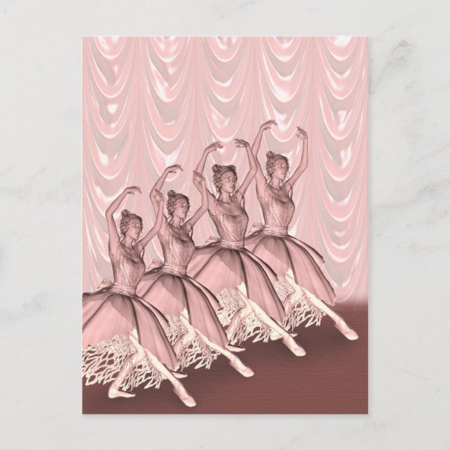 Postale Une carte de ballerine (Devant)