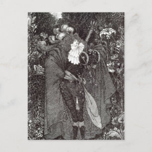 Postale Une pièce nocturne par Aubrey Beardsley Carte post