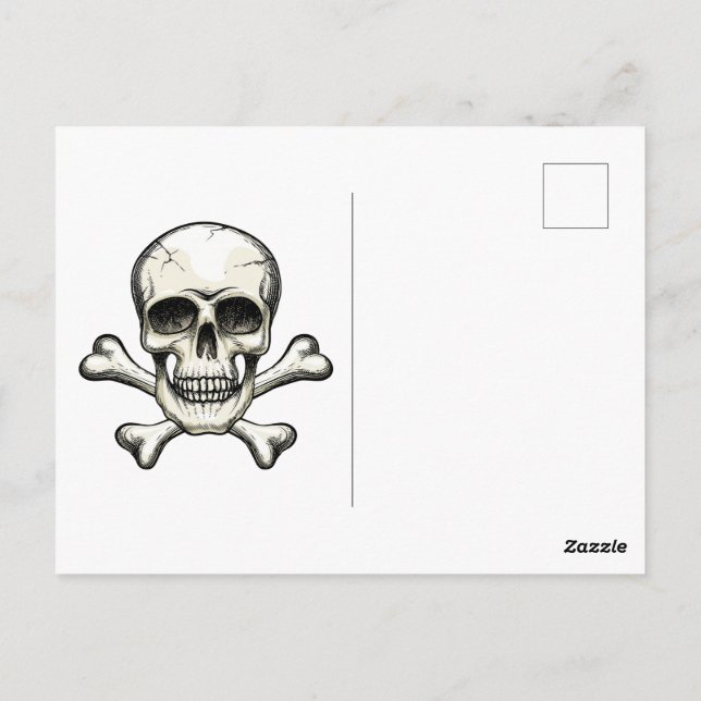 Postale Une vie pirate pour moi Carte de remerciements (Dos)