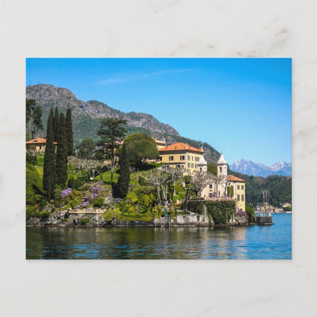 Postale Une villa sur le lac de Côme, Italie - Carte posta (Devant)