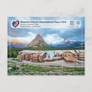 Postale UNESCO WHS - Parc national de Glacier Carte posta