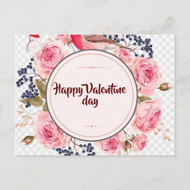 Postale valentines jour carte de voeux Design doux (Devant)