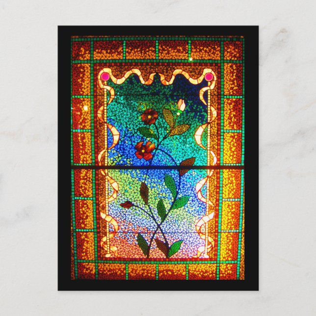 Postale Verre Vintage Carte Postale-23 (Devant)