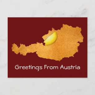 Postale Viennese Schnitzel - Carte De L'Autriche