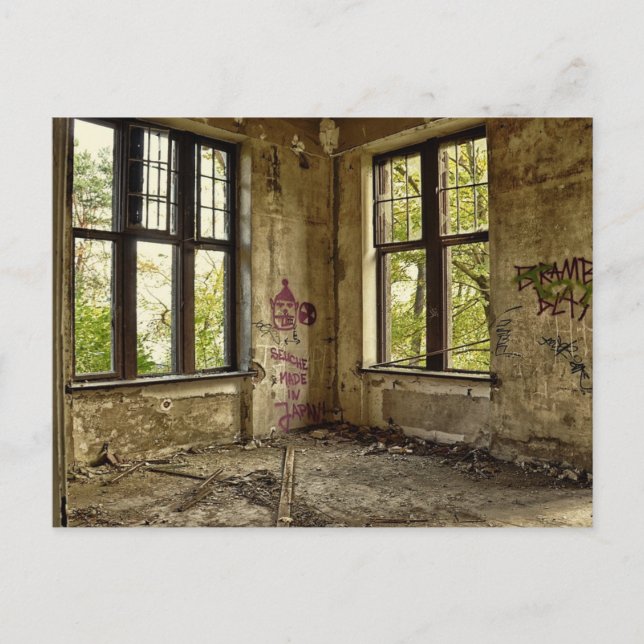 Postale Villa abandonnée déclinant au fil du temps Carte p (Devant)