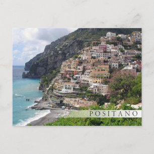 Postale Ville Positano au bar de la côte Amalfi carte post