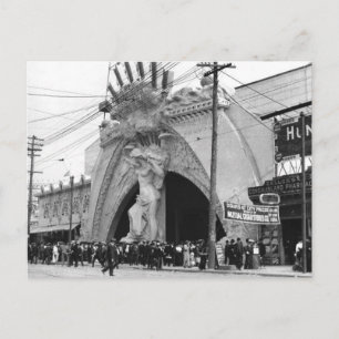 Postale Vintage Coney Island Angel Entrée sur carte postal