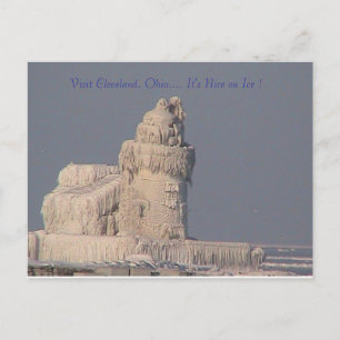 Postale Visitez Cleveland OH, C'est sympa sur la carte pos