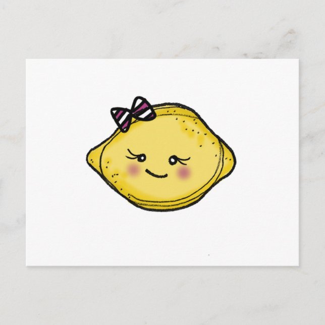 Postale Vol25 Rosey Cheeked citron tête carte (Devant)