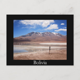 Postale Volcan dans un paysage de l'Altiplano carte postal