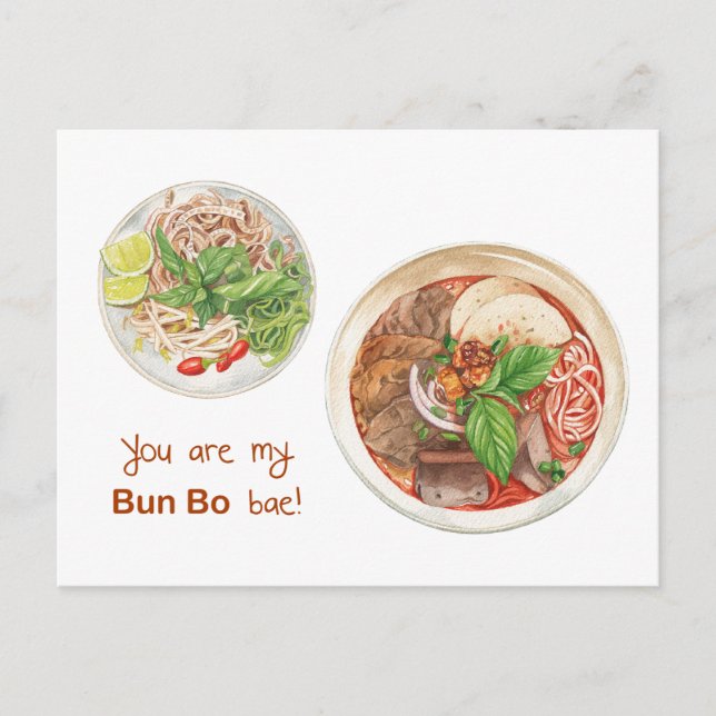 Postale Vous êtes ma carte Bun Bo Bae (Devant)
