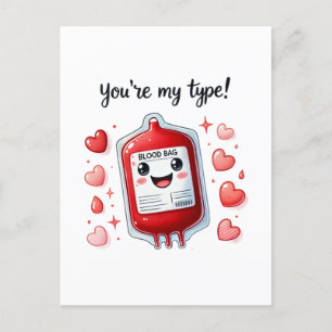 Postale Vous êtes ma carte de type