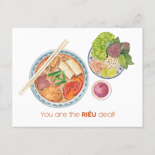 Postale Vous êtes une carte Rieu