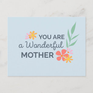 Postale Vous êtes une merveilleuse fête des mères   Carte 