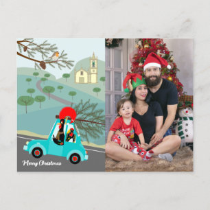 Postale Voyage festif de Noël du Rooster portugais Carte p