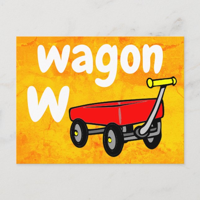 Postale w - carte flash du wagon (Devant)